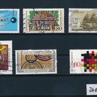 2481 - BRD Briefmarken Michel Nr 1176,1180,1186,1192,1194,1195 gest Jahrg.1983
