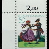 Bund / Nr. 1096 - 1097 postfrisch / Ecke-Oberrand