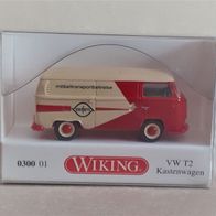 Wiking 1:87 VW T2 Kasten Confern elfenbeinbeige-rot in OVP 0300 01 (nur 2015)