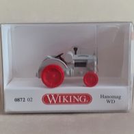 Wiking Roskopf 1:87 Hanomag WD Ackerschlepper achatgrau-rot in OVP 872 02 (2017)