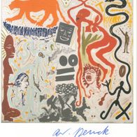 A.R. Penck (1939-2017) - orig. sign. Kunst-AK (5586)