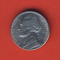 USA 5 Cents 1998 D