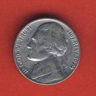 USA 5 Cents 1974