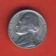 USA 5 Cents 1975.D.