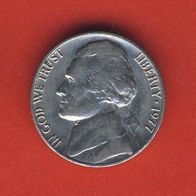 USA 5 Cents 1977