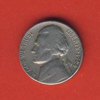 USA 5 Cents 1964 D