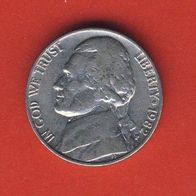 USA 5 Cents 1982 P.