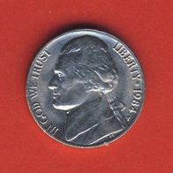 USA 5 Cents 1984 P