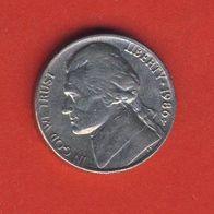 USA 5 Cents 1986 P