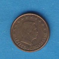 Luxemburg 1 Cent 2008