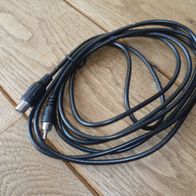 AV Kabel, Videokabel, Audiokabel 3fach Stecker, 3m