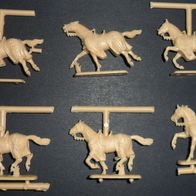 6 Pferde, 4 Ritter und 2 Lanzen( Ritter )