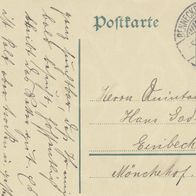 Postkarte mit eingedruckter Marke Germania 5 Pf. - 2127