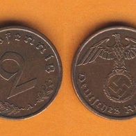 Deutsches Reich 2 Reichspfennig 1940 A