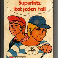 Schneider Jugend Buch Superfritz löst jeden Fall * 1974 Donald J. Sobol