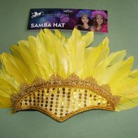 Federkopfschmuck Rio Brasil Samba Rumba Kopfschmuck mit Pailletten Fasching Karneval