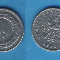 Polen 1 Zloty 1991
