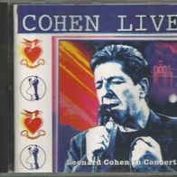 Leonard Cohen " Cohen Live - Leonard Cohen In Concert " CD (1994)