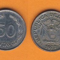 Ecuador 50 Centavos 1977