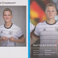 DFB Portraitkarte EM 2020 Matthias Ginter