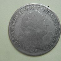 Pfalz Kurlinie Silber 10 Kreuzer 1764 Karl IV. Theodor (1742-1799)