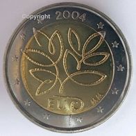 2 Euro Finnland 2004 EU-Erweiterung unc. Stempelglanz