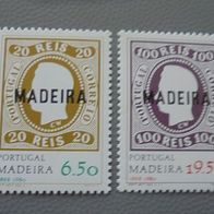 Madeira 62/3 aus Block1 * * 112. Jahrestag der ersten Markenausgabe 1980