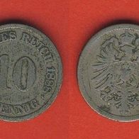 Kaiserreich 10 Pfennig 1888 A