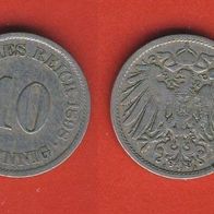 Kaiserreich 10 Pfennig 1898 A