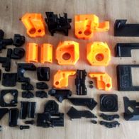 Prusa MK4 3D Printer Parts Kit ABS black/ orange oder black/ black
