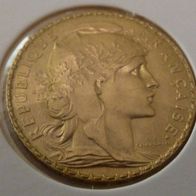 Frankreich 20 Francs 1913 GOLD vz / f. Stgl. "Dritte Republik (1871-1940)"