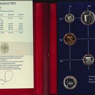 Niederlande Gulden KMS Proof Coin Year Set 1983