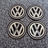 4 Radnabenkappen Aufkleber VW 60 mm,80er/90er Jahre