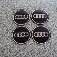 4 Radnabenkappen Aufkleber Audi 60 mm,80er/90er Jahre