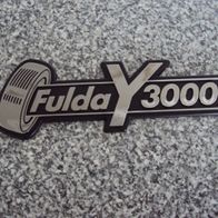 Schriftzug Fulda Y 3000, 80er/90er Jahre
