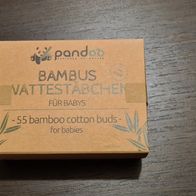 Pandoo Bambus Wattestäbchen für Kinder/ Babies 2er Pack