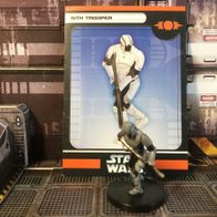 Star Wars Miniatures, Champions of the Force, #16 Sith Trooper (mit Karte)