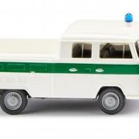 Wiking VW T2 Doppelkabine Modell – Orange-blau, Spur H0 1:87 | Sammler-Modellauto, Kein Spielzeug