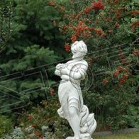 Frau 122cm Skulptur Design Figur Statue Garten Figuren Statuen