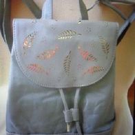 Cityrucksack Tasche Fb. taupe mit goldfb. Federndesign