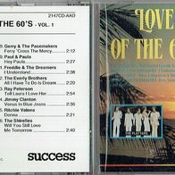 Love Songs of the 60´s Vol.1 CD (16 Songs)