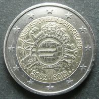 2 Euro - BRD - 2012 - G (10 Jahre Euro-Bargeld)