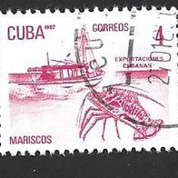 Kuba Briefmarke " Export Fischerei " Michelnr. 2634 o