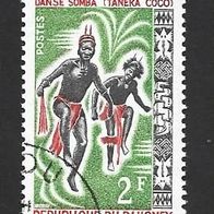 Dahomey Sondermarke " Tanz der Somba " Michelnr. 233 o