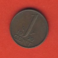 Niederlande 1 Cent 1950