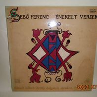 Sebo Ferenc - Enekelt versek (1980) folk LP Ungarn M-