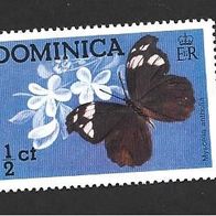 Dominica Sondermarke " Schmetterlinge " Michelnr. 430 * *