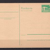 DDR 1982 Postkarte WSt. Aufbau in der DDR P 84 ungebraucht