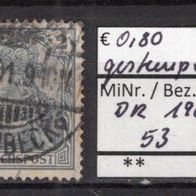 Deutsches Reich 1900 Freimarke: Germania (I) MiNr. 53 gestempelt -4-
