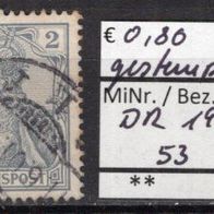 Deutsches Reich 1900 Freimarke: Germania (I) MiNr. 53 gestempelt -6-